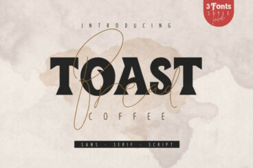 Toast Bread Coffee Typeface