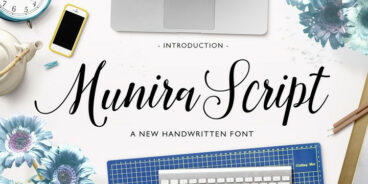 Munira Script Font