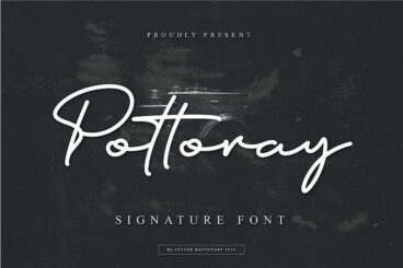 Pottoray - Signature Font