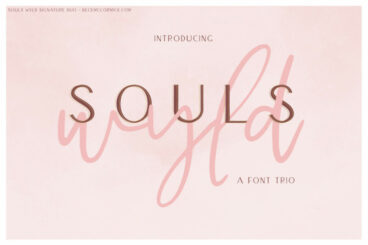 Souls Wyld Signature Font