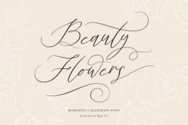 Beauty Flowers font