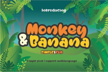 Monkey & Banana Font