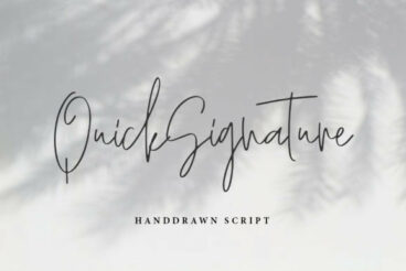 Quick Signature Font