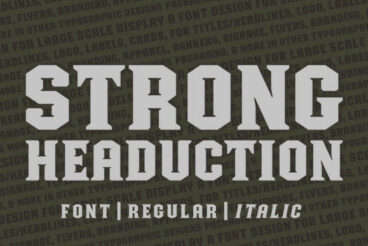 Strong Headucation Font