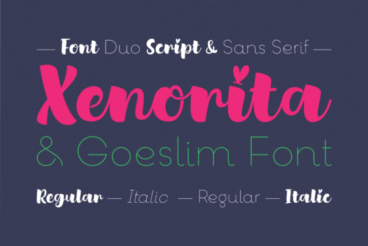 Xenorita & Goeslim Duo Font
