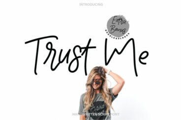 Trust me | Handwritten Font