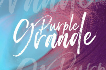 Purple Grande | Brush Script Font