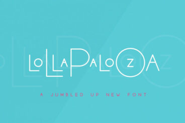 The Lollapalooza Font