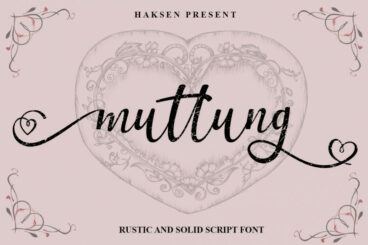 Muttung Script Font