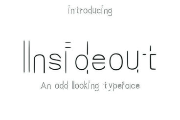 Inside out Font