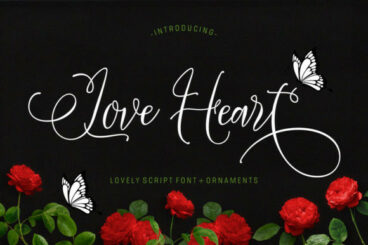 Love Heart Font
