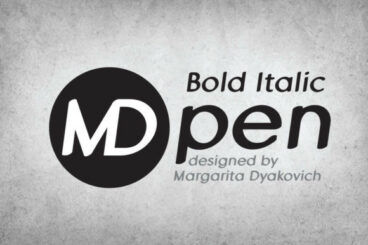 MD Pen Bold Italic Font
