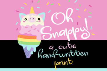 Oh Snappy! Font