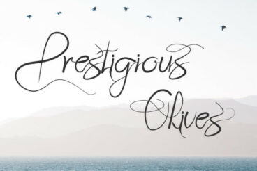 Prestigious Olives Font