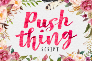 Push Thing Font