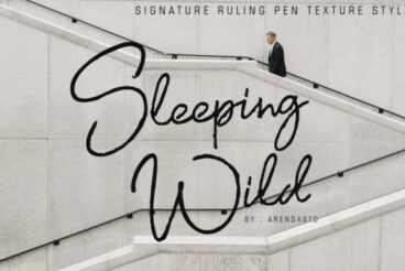 Sleeping Wild Font