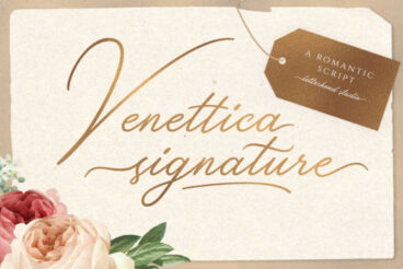Venettica Signature Romantic Font