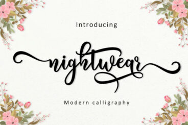 Nightwear Font