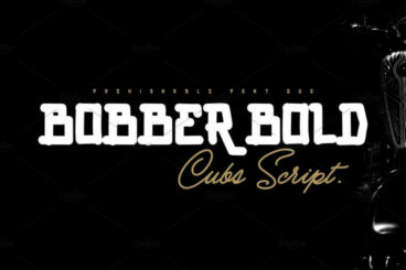 BOBBER BOLD & Cubs Font