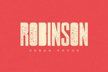Robinson Urban Rough Font