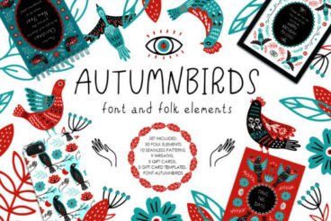 Autumnbirds Font