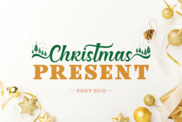Christmas Present Duo Font