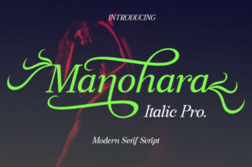 Manohara Pro Italic Font