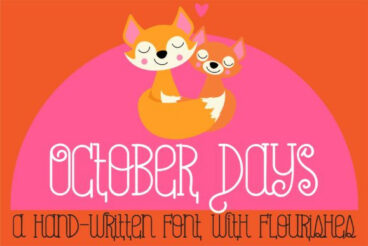 October Days Font
