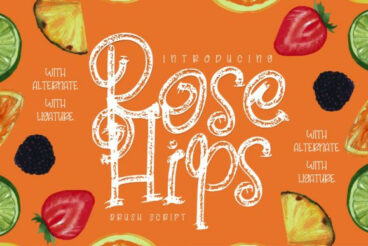 Rose Hips Font