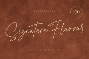 Signature Flavour Font