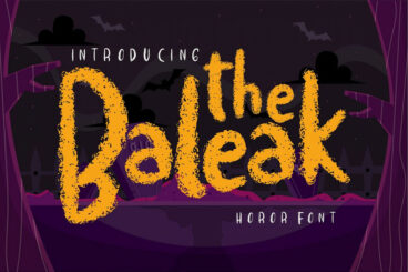 The baleak Font