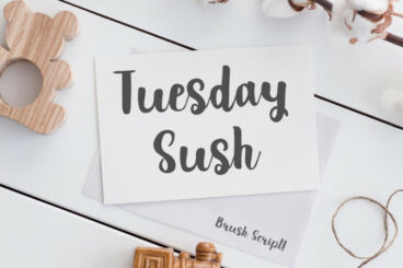 Tuesday Sush Font