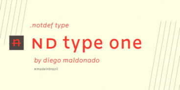 Nd Type One Font