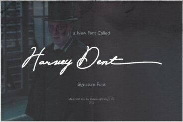 Harvey Dent Signature Font
