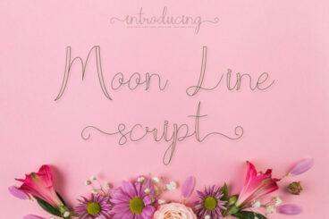 Moon Line Font