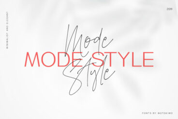 Mode Style Font