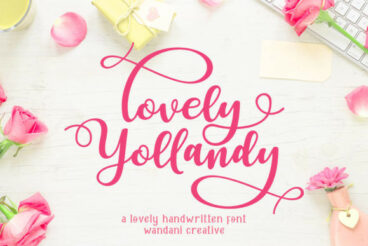 Lovely Yollandy Font