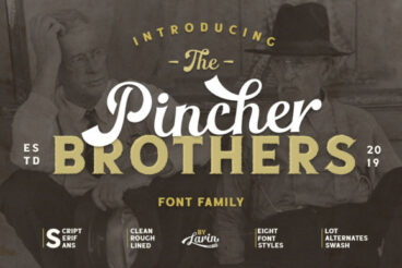 The Pincher Brothers Font