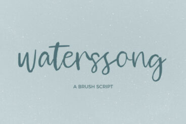 Waterssong Font