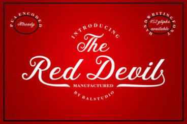 The Red Devil Font