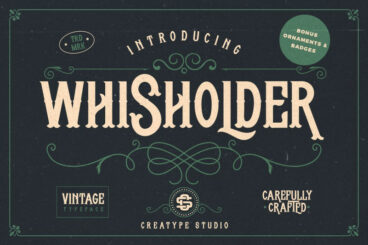 Whisholder Vintage Font