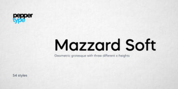 Mazzard Soft Font