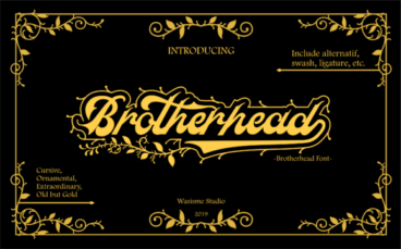 Brotherhead Font