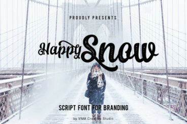 Happy Snow Font