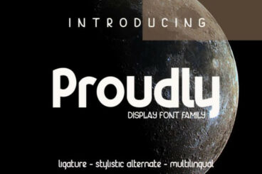 Proudly Font