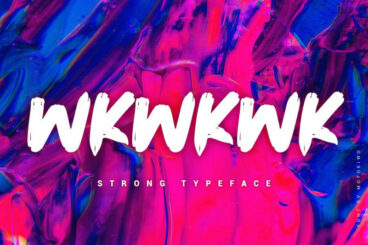Wkwkwk Strong Bold Font