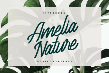 Amelia Nature Font