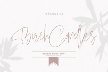Birch Candles Font