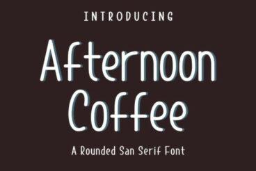 Afternoon Coffee Font