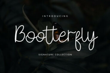 Bootterfly Font